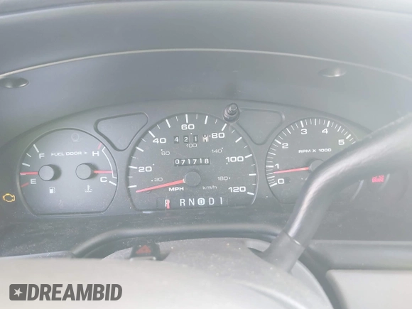 2001 Ford Taurus LX with VIN 1FAFP52U01A177636, listed as a IAAI auction lot 42494866 with 71,718 mi miles and . Bid and sale history available at DreamBid. Image 7.