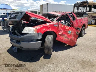 2005 Ford F-150 STX with VIN 1FTRX12W95KD20133, listed as a Copart auction lot 50662092 with 0 mi miles and Salvage Title. Bid and sale history available at carsss.com. Image 2.