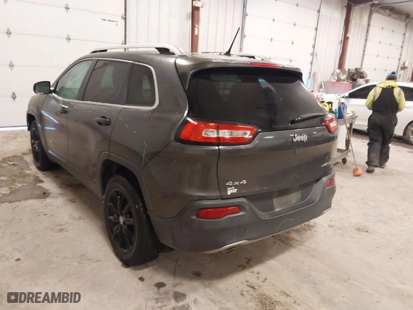 2014 Jeep Cherokee Limited with VIN 1C4PJMDSXEW317089, listed as a IAAI auction lot 41234563 with 127,153 mi miles. Bid and sale history available at carsss.com. Image 3.