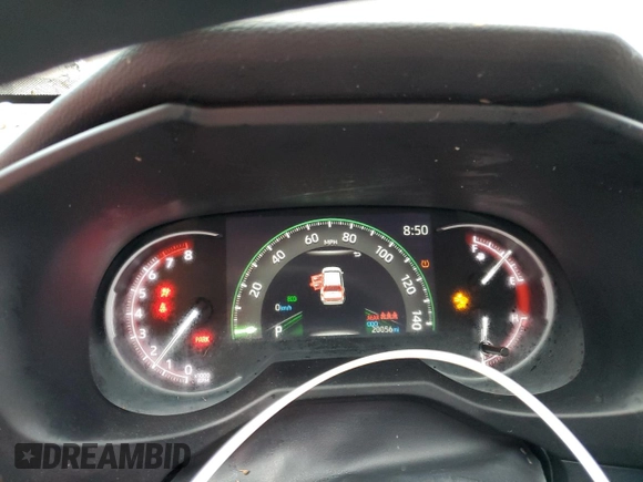 2023 Toyota RAV4 LE with VIN 2T3F1RFVXPW344536, listed as a Copart auction lot 45951805 with 20,056 mi miles and Salvage Title. Bid and sale history available at carsss.com. Image 9.
