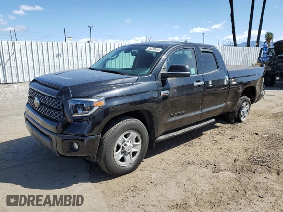 2021 Toyota Tundra SR with VIN 5TFRY5F1XMX298311, listed as a Copart auction lot 51500425 with 19,182 mi miles and Salvage title. Bid and sale history available at DreamBid. Image 1.