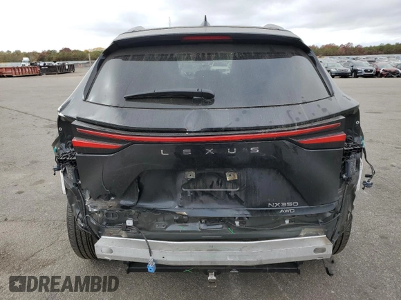 2022 Lexus NX with VIN JTJAGCEZ9N5004239, listed as a Copart auction lot 77799624 with 19,711 mi miles and Salvage Title. Bid and sale history available at carsss.com. Image 6.