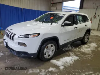2017 Jeep Cherokee Sport with VIN 1C4PJLAB1HW660506, listed as a Copart auction lot 44901855 with 0 mi miles and Salvage Title. Bid and sale history available at carsss.com. Image 1.