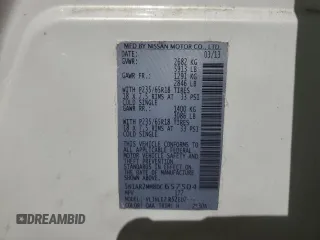 2013 Nissan Pathfinder SV with VIN 5N1AR2MM8DC657504, listed as a Copart auction lot 86372854 with 126,646 mi miles and Salvage Title. Bid and sale history available at carsss.com. Image 13.