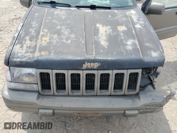 1996 Jeep Grand Cherokee Limited with VIN 1J4GZ78S3TC395758, listed as a Copart auction lot 60326205 with Not provided miles and Salvage title. Bid and sale history available at DreamBid. Image 12.