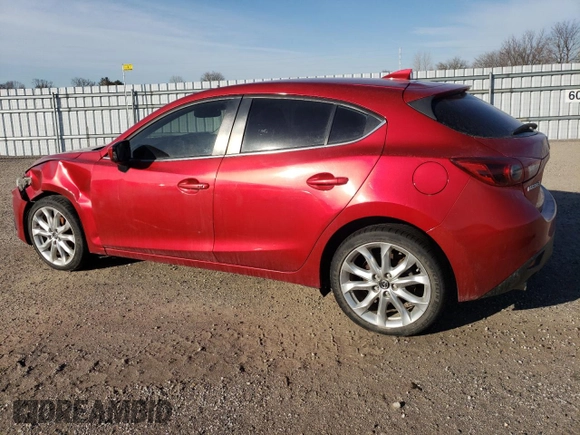 2015 Mazda 3 S Grand Touring with VIN JM1BM1M34F1276160, listed as a Copart auction lot 47063865 with 223,803 mi miles and Clean Title. Bid and sale history available at DreamBid. Image 2.