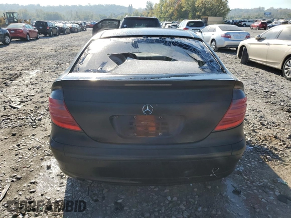 2002 Mercedes-Benz C 230/260/280/320 with VIN WDBRN47J52A307657, listed as a Copart auction lot 74555674 with 215,858 mi miles and Salvage Title. Bid and sale history available at DreamBid. Image 6.