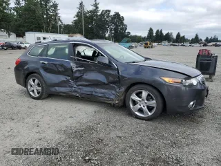 2012 Acura TSX Technology with VIN JH4CW2H60CC001280, listed as a Copart auction lot 63530445 with 134,548 mi miles and Salvage title. Bid and sale history available at DreamBid. Image 4.