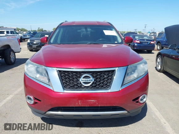 2015 Nissan Pathfinder SL with VIN 5N1AR2MMXFC685162, listed as a IAAI auction lot 42325622 with 172,897 mi miles and . Bid and sale history available at DreamBid. Image 12.