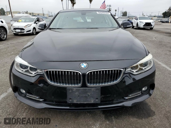 2015 BMW 4 Series 428i with VIN WBA4A5C59FGK15506, listed as a Copart auction lot 54249435 with 27,883 mi miles and Salvage title. Bid and sale history available at DreamBid. Image 5.