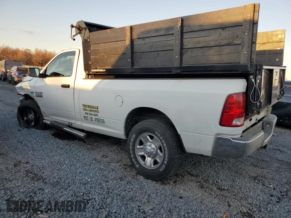 2016 Ram 2500 Tradesman with VIN 3C6LR5AT9GG187566, listed as a Copart auction lot 79695374 with 33,790 mi miles and Salvage title. Bid and sale history available at DreamBid. Image 2.