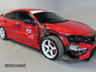 2020 Honda Civic Si with VIN 2HGFC1E51LH702308, listed as a Copart auction lot 55346075 with 90,465 mi miles and Salvage Title. Bid and sale history available at DreamBid. Image 1.