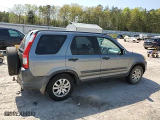 2006 Honda CR-V EX with VIN SHSRD78896U406294, listed as a Copart auction lot 53779395 with 197,280 mi miles and Salvage Title. Bid and sale history available at carsss.com. Image 3.