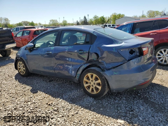 2016 Kia Rio LX with VIN KNADM4A30G6642969, listed as a Copart auction lot 54170695 with 85,925 mi miles and Salvage Title. Bid and sale history available at carsss.com. Image 2.