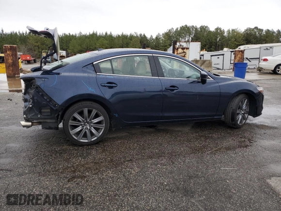 2018 Mazda 6 Grand Touring with VIN JM1GL1TY3J1305291, listed as a Copart auction lot 49159765 with 145,965 mi miles and Salvage Title. Bid and sale history available at DreamBid. Image 3.