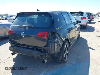 2016 Volkswagen Golf GTI SE with VIN 3VW4T7AU7GM049221, listed as a IAAI auction lot 41758524 with 101,557 mi miles. Bid and sale history available at carsss.com. Image 4.