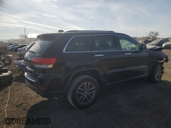 2018 Jeep Grand Cherokee Limited with VIN 1C4RJFBG3JC406498, listed as a Copart auction lot 48665865 with 121,948 mi miles and Salvage Title. Bid and sale history available at DreamBid. Image 3.
