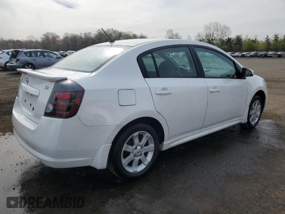 2011 Nissan Sentra SR with VIN 3N1AB6APXBL693438, listed as a Copart auction lot 54563775 with 162,789 mi miles and Salvage Title. Bid and sale history available at DreamBid. Image 3.