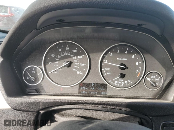 2013 BMW 3 Series 328i xDrive with VIN WBA3B5G54DNS03291, listed as a Copart auction lot 46707075 with 111,871 mi miles and Salvage Title. Bid and sale history available at carsss.com. Image 9.