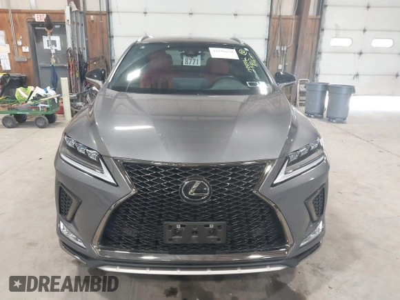 2022 Lexus RX 350 F Sport with VIN 2T2YZMDA0NC367069, listed as a IAAI auction lot 42516670 with 23,454 mi miles and . Bid and sale history available at DreamBid. Image 12.