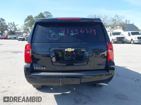 2018 Chevrolet Tahoe LT with VIN 1GNSCBKCXJR132867, listed as a IAAI auction lot 41456319 with 59,131 mi miles and . Bid and sale history available at DreamBid. Image 15.