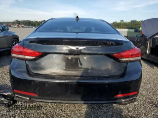 2016 Hyundai Genesis 3.8L with VIN KMHGN4JE8GU107099, listed as a Copart auction lot 73823554 with 0 mi miles and Salvage Title. Bid and sale history available at carsss.com. Image 6.