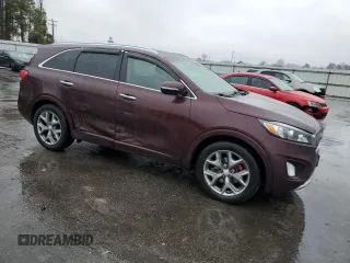 2017 Kia Sorento SX z VIN 5XYPK4A53HG313690, wystawiony jako Copart lot #42768775 z przebiegiem 125 116 mil mil oraz Szkoda całkowita • Salvage title. Historia ofert i sprzedaży dostępna na DreamBid. Obrazek 4.