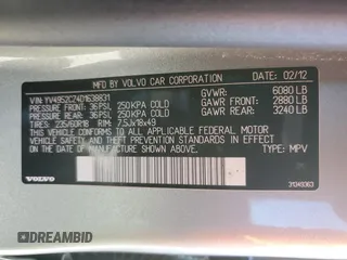 2013 Volvo XC90 Premier Plus with VIN YV4952CZ4D1638831, listed as a Copart auction lot 48297695 with 129,944 mi miles and Salvage Title. Bid and sale history available at carsss.com. Image 16.