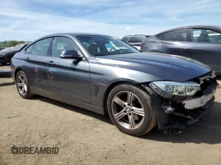 2015 BMW 4 Series 428i with VIN WBA4A5C58FG051486, listed as a Copart auction lot 50435795 with 91,286 mi miles and Salvage Title. Bid and sale history available at DreamBid. Image 4.