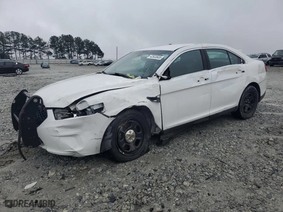2019 Ford Police Interceptor Sedan with VIN 1FAHP2MK1KG113588, listed as a Copart auction lot 42633935 with 49,967 mi miles and Clean Title. Bid and sale history available at carsss.com. Image 1.