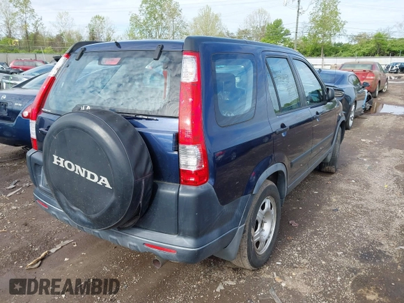 2006 Honda CR-V LX with VIN JHLRD78566C015746, listed as a IAAI auction lot 42088640 with 145,521 mi miles and . Bid and sale history available at carsss.com. Image 4.