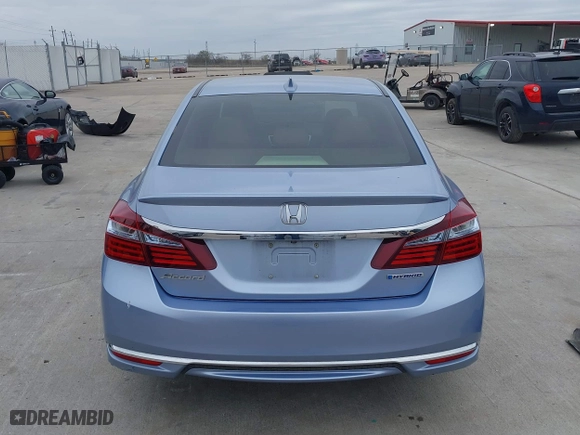 2017 Honda Accord Hybrid with VIN JHMCR6F32HC010979, listed as a IAAI auction lot 41359613 with 29,823 mi miles. Bid and sale history available at carsss.com. Image 16.