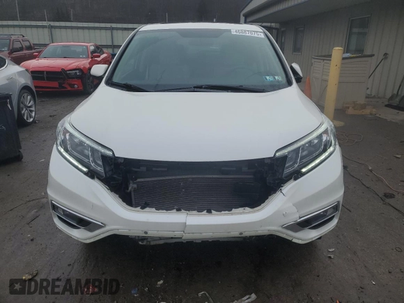 2016 Honda CR-V EX with VIN 5J6RM4H57GL112137, listed as a Copart auction lot 46887075 with 40,395 mi miles and Salvage Title. Bid and sale history available at DreamBid. Image 5.