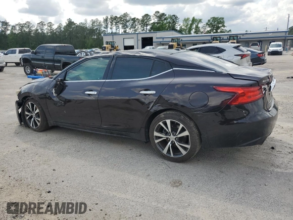 2016 Nissan Maxima S z VIN 1N4AA6AP7GC395745, wystawiony jako Copart lot #54106185 z przebiegiem Nie podano mil oraz Szkoda całkowita • Salvage title. Historia ofert i sprzedaży dostępna na DreamBid. Obrazek 2.