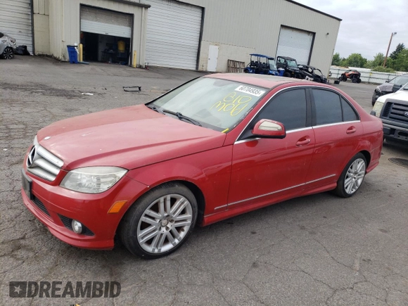 2009 Mercedes-Benz C 300 Sport z VIN WDDGF54X69R072286, wystawiony jako Copart lot #60704935 z przebiegiem Nie podano mil oraz Czysty tytuł • Clean title. Historia ofert i sprzedaży dostępna na DreamBid. Obrazek 1.