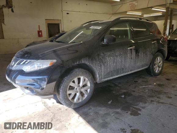 2013 Nissan Murano SV with VIN JN8AZ1MW4DW314675, listed as a Copart auction lot 46052455 with 170,319 mi miles and Clean Title. Bid and sale history available at carsss.com. Image 1.