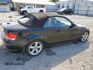 2009 BMW 1 Series 128i with VIN WBAUL73549VJ75437, listed as a Copart auction lot 49724985 with Not provided miles and Salvage title. Bid and sale history available at DreamBid. Image 3.