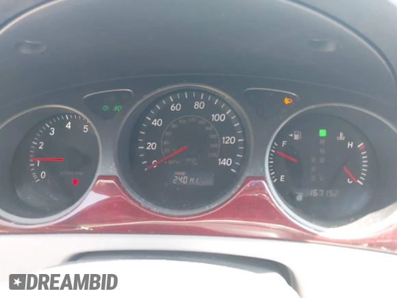 2004 Lexus ES 350 with VIN JTHBA30G645017364, listed as a IAAI auction lot 42171487 with 167,152 mi miles and . Bid and sale history available at DreamBid. Image 7.