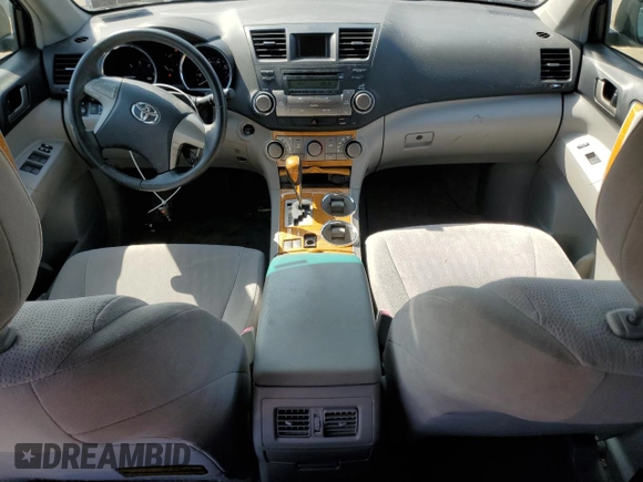 2010 Toyota Highlander Hybrid with VIN JTEBW3EH3A2044387, listed as a Copart auction lot 48630495 with 57,428 mi miles and Salvage Title. Bid and sale history available at carsss.com. Image 8.