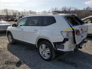 2019 Volkswagen Atlas SE z VIN 1V2UR2CA1KC601764, wystawiony jako Copart lot #51458185 z przebiegiem 107 477 mil mil oraz Szkoda całkowita • Salvage title. Historia ofert i sprzedaży dostępna na DreamBid. Obrazek 2.