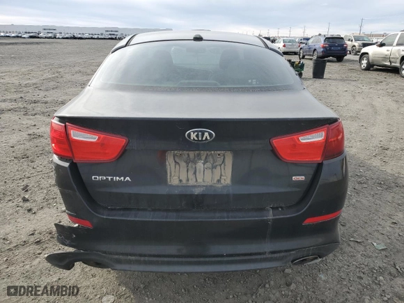 2015 Kia Optima LX with VIN 5XXGM4A78FG354488, listed as a Copart auction lot 48521465 with 194,370 mi miles and Salvage Title. Bid and sale history available at carsss.com. Image 6.