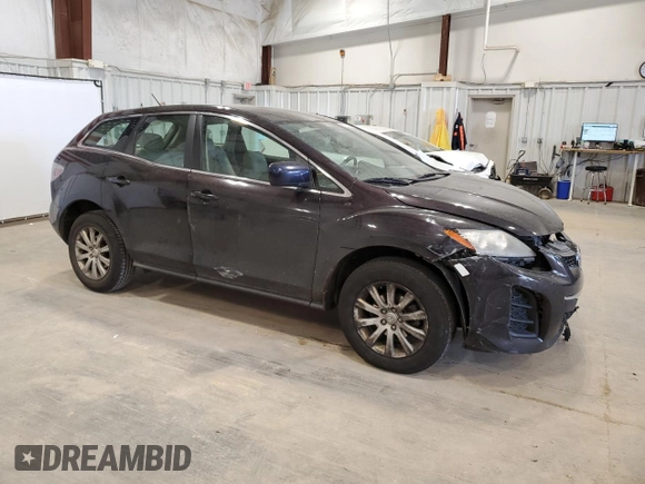 2011 Mazda CX-7 i SV with VIN JM3ER2A57B0392874, listed as a Copart auction lot 55123875 with 138,842 mi miles and Non Repairable. Bid and sale history available at carsss.com. Image 4.