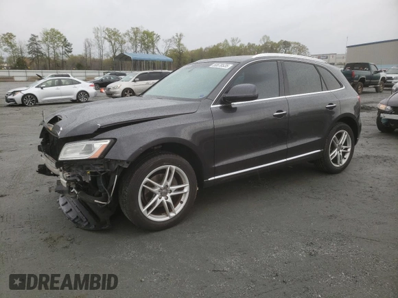2016 Audi Q5 Premium with VIN WA1C2AFP4GA137233, listed as a Copart auction lot 50878535 with 120,200 mi miles and Salvage Title. Bid and sale history available at carsss.com. Image 1.