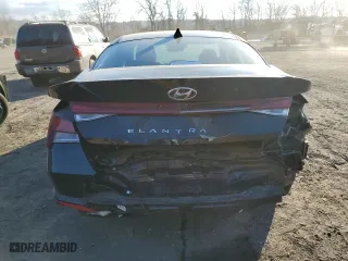 2021 Hyundai Elantra SEL with VIN 5NPLN4AG7MH035533, listed as a Copart auction lot 89397135 with 61,715 mi miles and Salvage Title. Bid and sale history available at carsss.com. Image 6.
