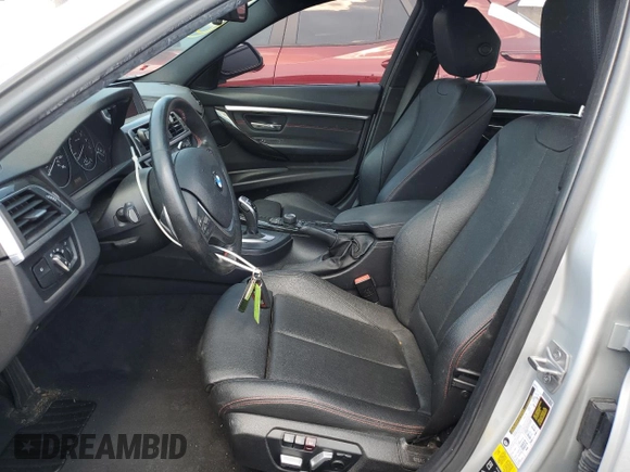 2018 BMW 3 Series 330i xDrive with VIN WBA8D9C50JEM33631, listed as a Copart auction lot 57595925 with 96,582 mi miles and Salvage title. Bid and sale history available at DreamBid. Image 7.
