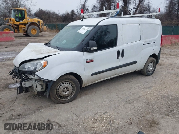 2015 Ram ProMaster City Cargo Tradesman with VIN ZFBERFAT0F6199101, listed as a IAAI auction lot 41622279 with 174,422 mi miles. Bid and sale history available at carsss.com. Image 2.