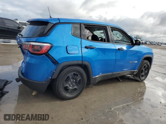 2017 Jeep Compass Sport with VIN 3C4NJCAB2HT690739, listed as a Copart auction lot 85103254 with 120,510 mi miles and Salvage Title. Bid and sale history available at carsss.com. Image 3.