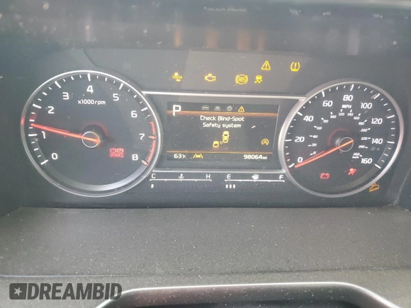 2021 Kia Sorento S with VIN 5XYRLDLC6MG054348, listed as a Copart auction lot 42397215 with 98,064 mi miles and Salvage Title. Bid and sale history available at DreamBid. Image 9.