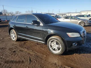 2013 Audi Q5 Premium Plus with VIN WA1LFAFP2DA038376, listed as a Copart auction lot 46011405 with 130,208 mi miles and Salvage Title. Bid and sale history available at carsss.com. Image 4.