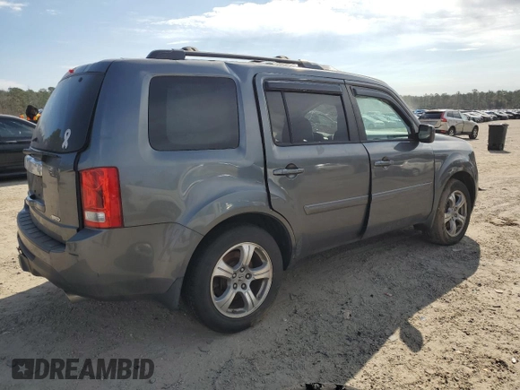 2013 Honda Pilot EX-L with VIN 5FNYF4H68DB004970, listed as a Copart auction lot 42654905 with 137,854 mi miles and Salvage Title. Bid and sale history available at carsss.com. Image 3.